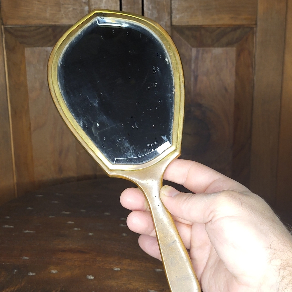 Elegant Floral Hand Mirror - Picture 8 of 17